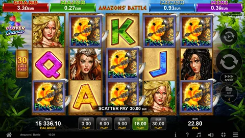 Amazons Battle oyununun kapak görseli